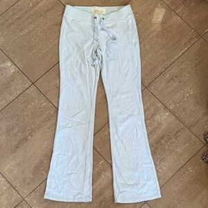 Hollister Light Blue Velour Joggers